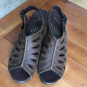Dansko leather heels size 41
